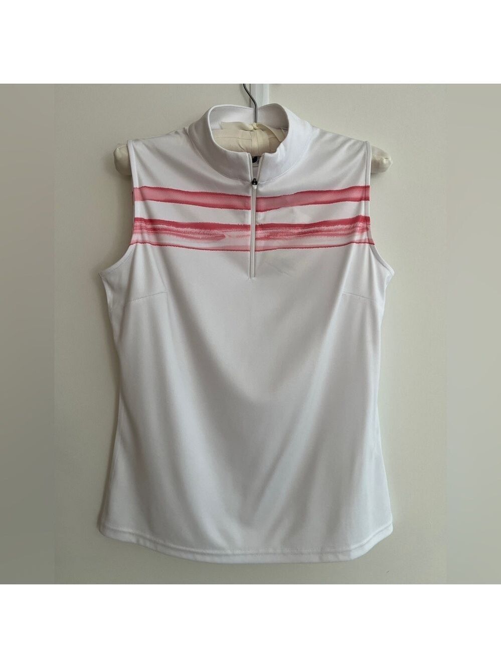 FOOTJOY Sleeveless Polo Golf Top Quarter Zip Athleisure Tennis Pickleball NWT